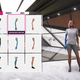 A screen from Forza Horizon 5's character creator showing prosthetic arm and leg options.